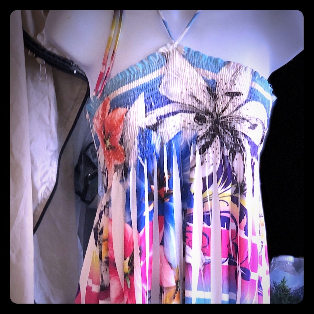 Fun strapless dress
